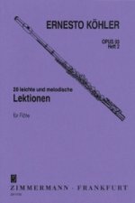 20 leichte und melodische Lektionen op. 93 für Flöte. H.2