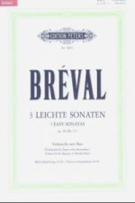 Drei leichte Sonaten für Violoncello und Bass, op.40, 1-3