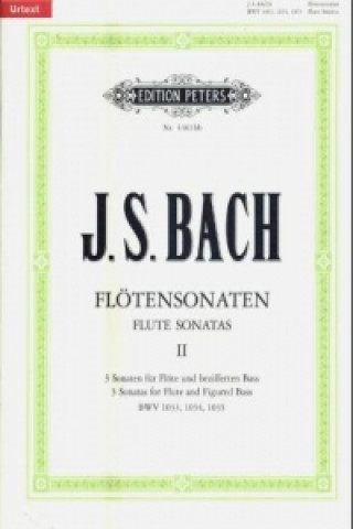 Sonaten BWV 1033 C-Dur, BWV 1034 e-Moll, 1035 E-Dur, Flöte und Klavier