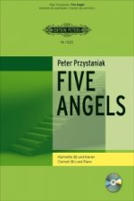 Five Angels, für Klarinette und Klavier, m. Audio-CD