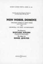 Non Nobis, Domine, Männerchor und Klavier, Klavierauszug (Falz)