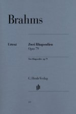 Zwei Rhapsodien op.79, Klavier