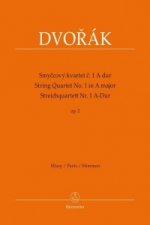 Streichquartett Nr. 1 A-Dur op.2, Stimmen