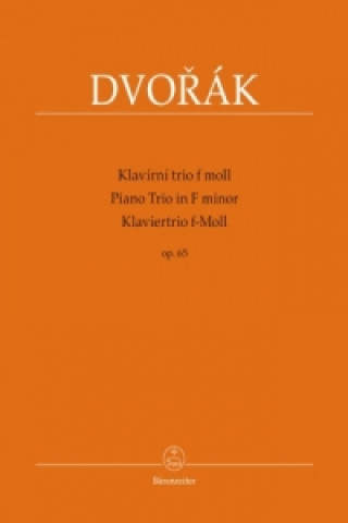 Klaviertrio f-Moll op. 65 / Klavírní trio f moll op. 65, Partitur und Stimmen