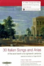 30 Italian Songs and Arias, für mittel-hohe Stimme u. Klavier, Klavierpartitur m. Audio-CD