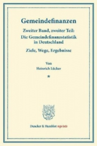 Gemeindefinanzen.