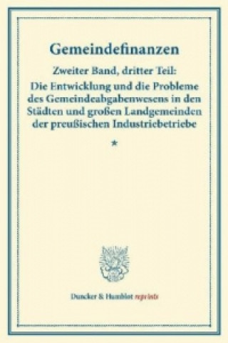 Gemeindefinanzen.