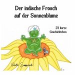 Der indische Frosch auf der Sonnenblume