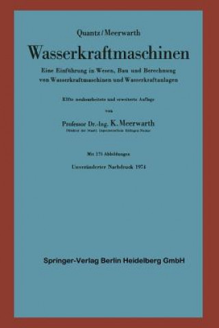 Wasserkraftmaschinen