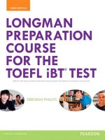Longman Preparation Course for the TOEFL (R) iBT Test, with MyLab English and online access to MP3 files, without Answer Key