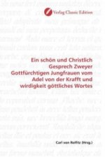 Ein schön und Christlich Gesprech Zweyer Gottfürchtigen Jungfrauen vom Adel von der Krafft und wirdigkeit göttliches Wortes