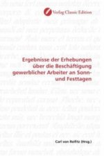 Ergebnisse der Erhebungen über die Beschäftigung gewerblicher Arbeiter an Sonn- und Festtagen