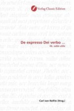 De expresso Dei verbo ...
