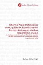 Iohannis Pappi Defensiones duae, quibus D. Ioannis Sturmii Rectoris Antipappis duobus respondetur, maiori