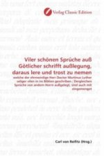 Viler schönen Sprüche auß Götlicher schrifft außlegung, daraus lere und trost zu nemen