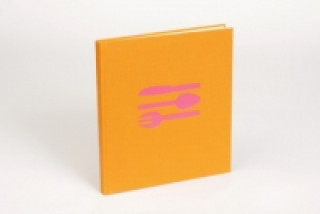 Kochbuch orange/pink