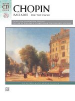 CHOPIN BALLADES FOR THE PIANO BOOK CD