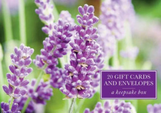 Tin Box of 20 Gift Cards and Envelopes: Lavender