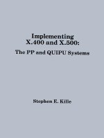 Implementing X400 and X500