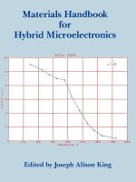Materials Handbook for Hybrid Electronics
