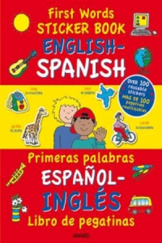 First Words Sticker Books: English/Spanish