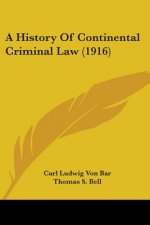History Of Continental Criminal Law