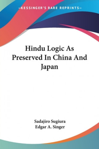 Hindu Logic As Preserved In China And Japan