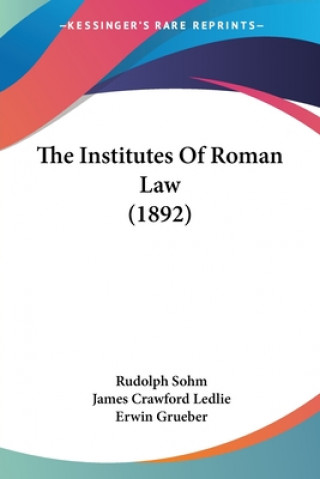 Institutes Of Roman Law