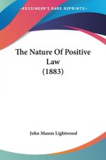 Nature Of Positive Law