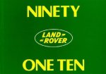 Land Rover 90 and 110 Handbook