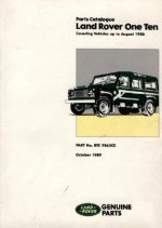 Land Rover One Ten Parts Catalogue