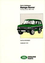 Range Rover Parts Catalogue 1986-1991