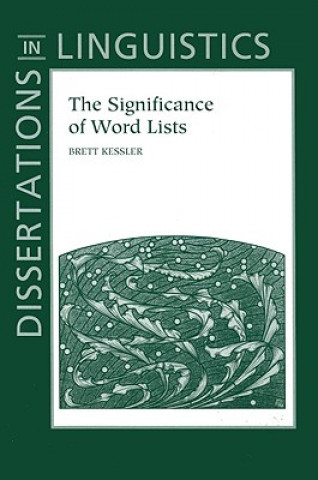 Significance of Word Lists