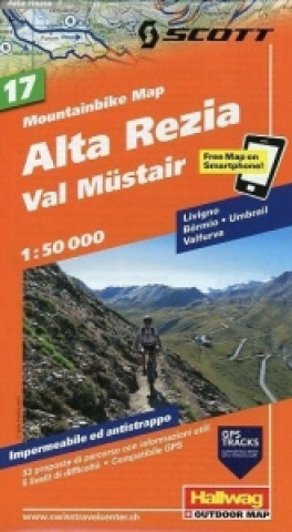 Alta Rezia Val Mustair Bike Map