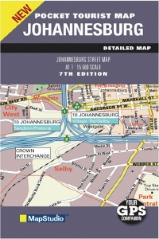 Pocket tourist map Johannesburg