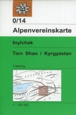 Alpenvereinskarte Inylchek - Tienschan-West / Kyrgyzstan