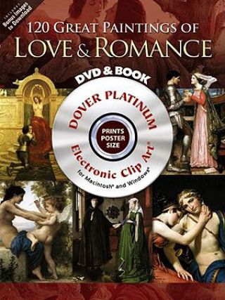 120 Great Paintings of Love and Romance CD-ROM and Book
