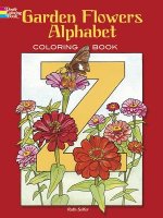 Garden Flowers Alphabet Colouring Book