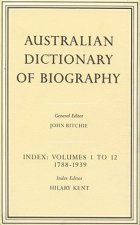 Australian Dictionary of Biography Index