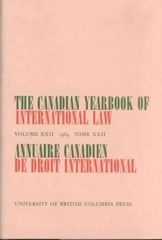 Canadian Yearbook of International Law, Vol. 22, 1984