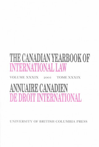 Canadian Yearbook of International Law, Vol. 39, 2001