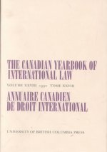 Canadian Yearbook of International Law, Vol. 28, 1990