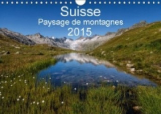 Suisse - Paysage de montagnes 2015 (Calendrier mural 2015 DIN A4 horizontal)