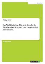Verhaltnis von Bild und Sprache in franzoesischer Reklame