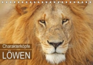 Charakterköpfe - Löwen (Tischkalender 2015 DIN A5 quer)