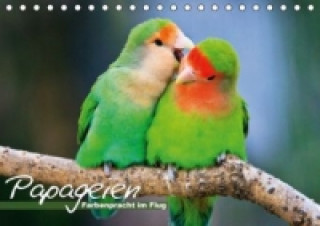 Papageien Farbenpracht im Flug (Tischkalender 2015 DIN A5 quer)