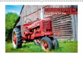 Traktoren Zuverlässig am Zug (Wandkalender 2015 DIN A3 quer)