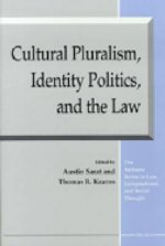 Cultural Pluralism, Identity Politics, and the Law