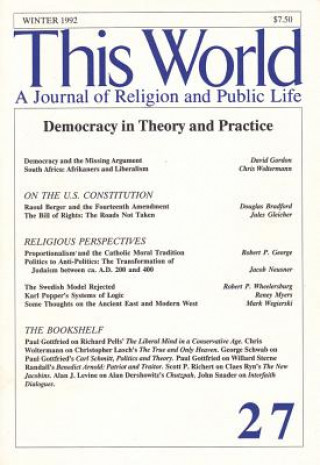 Democracy in Theory and Practice