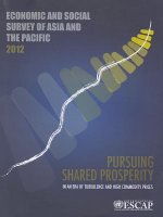 Economic and social survey of Asia and the Pacific 2012